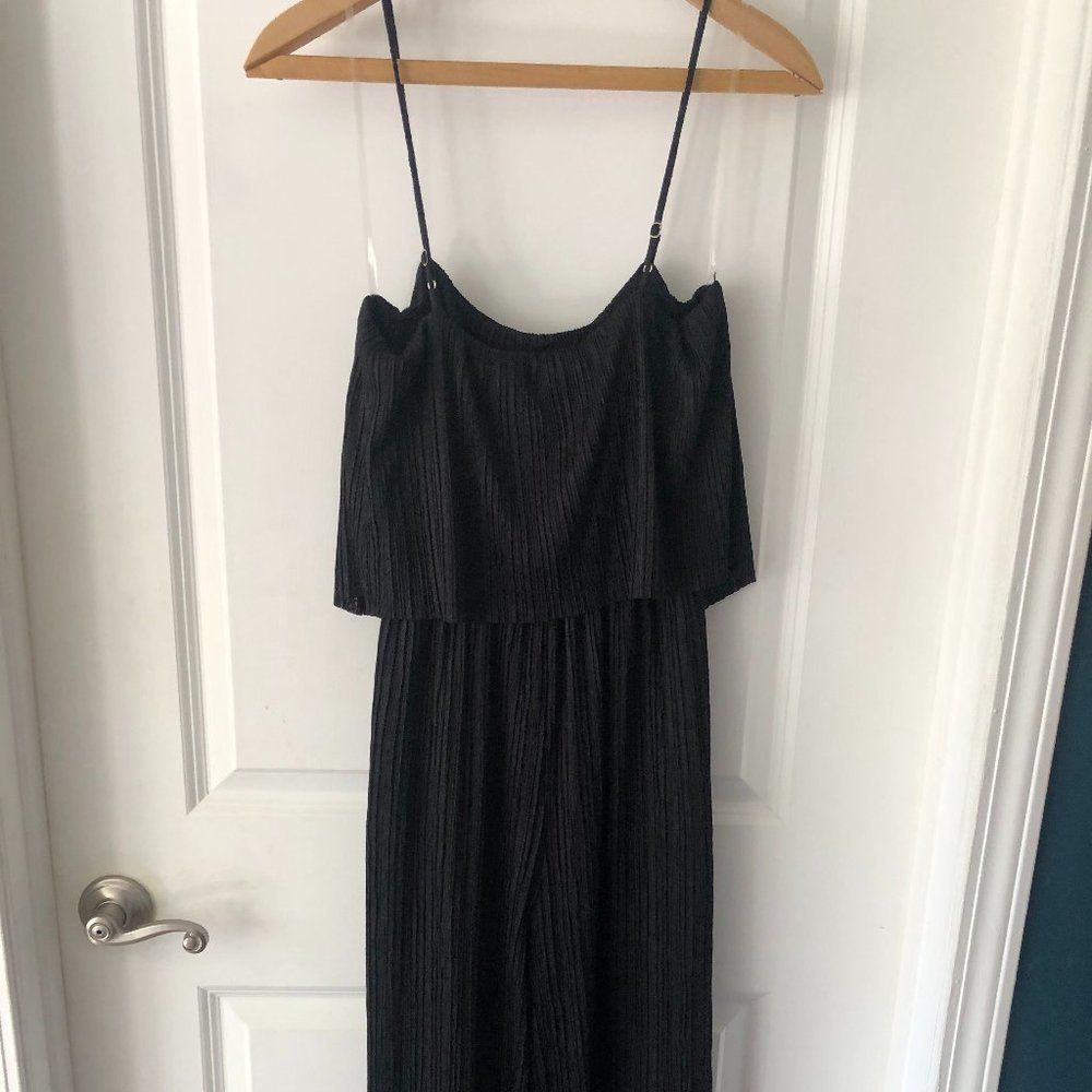 NWT Momni Black Spaghetti Strap Jumpsuit